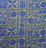 Tapa Cotton Light Barkcloth Cotton Fabric - Manulua Print, 45" Width (1 Yard)
