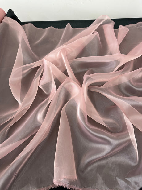 Shiny Crystal Organza Blush