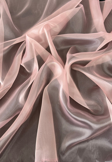 Shiny Crystal Organza Blush