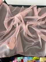 Shiny Crystal Organza Blush