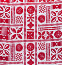 Tapa Cotton Light Barkcloth Cotton Fabric - Manulua Print, 45" Width (1 Yard)