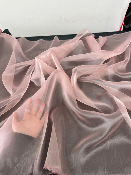 Shiny Crystal Organza Blush