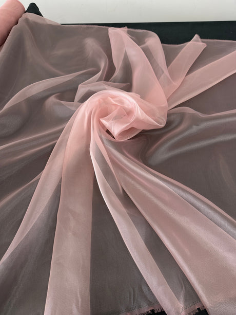 Shiny Crystal Organza Blush