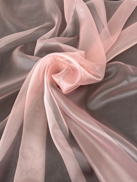 Shiny Crystal Organza Blush