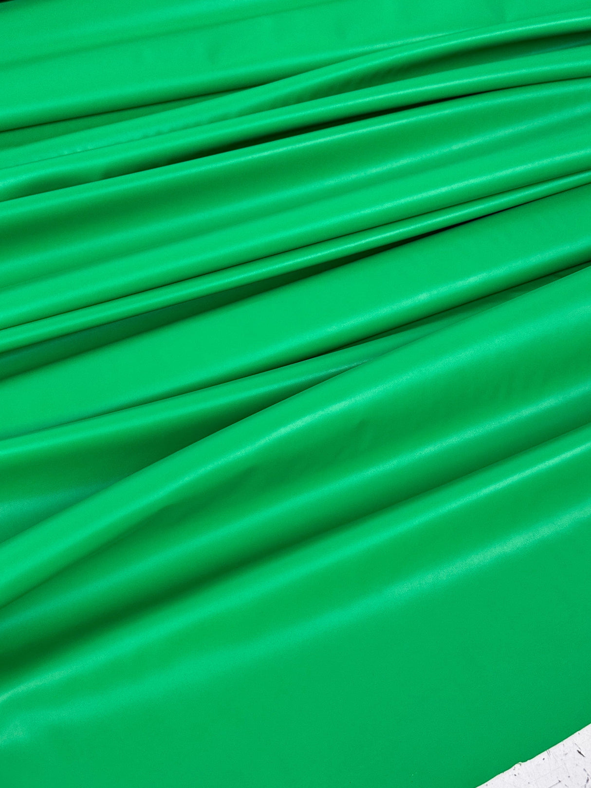 Stretch Faux Leather Kelly Green
