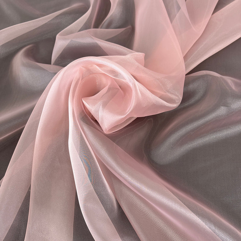 Shiny Crystal Organza Blush