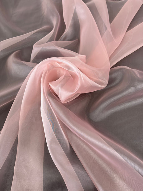 Shiny Crystal Organza Blush