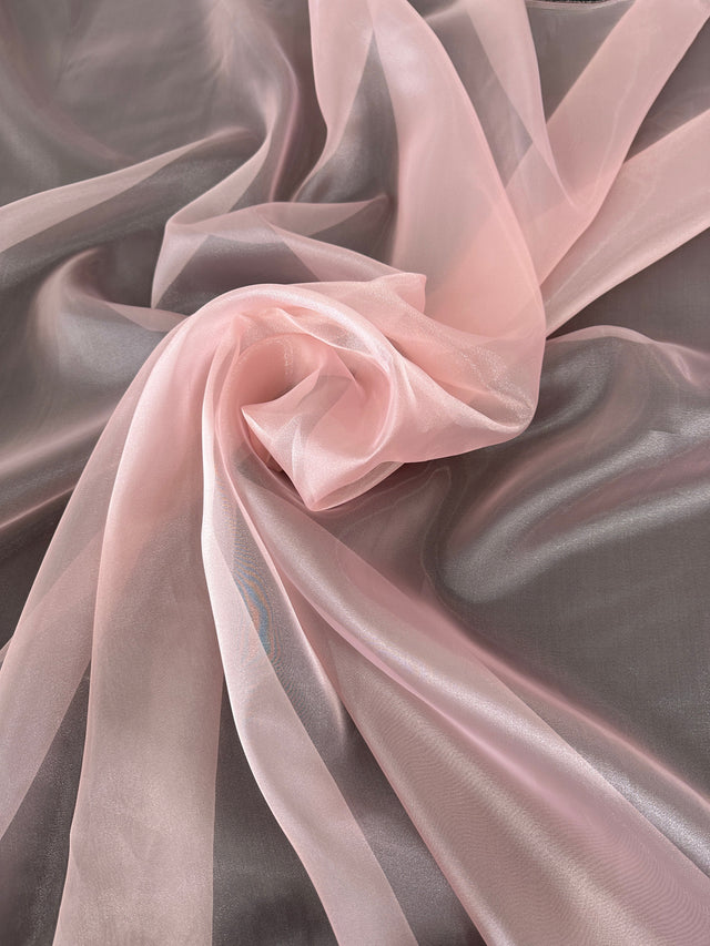 Shiny Crystal Organza Blush
