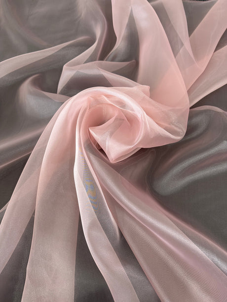 Shiny Crystal Organza Blush