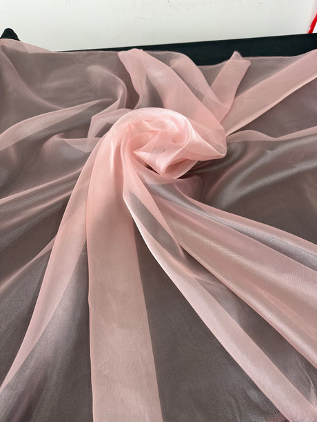 Shiny Crystal Organza Blush