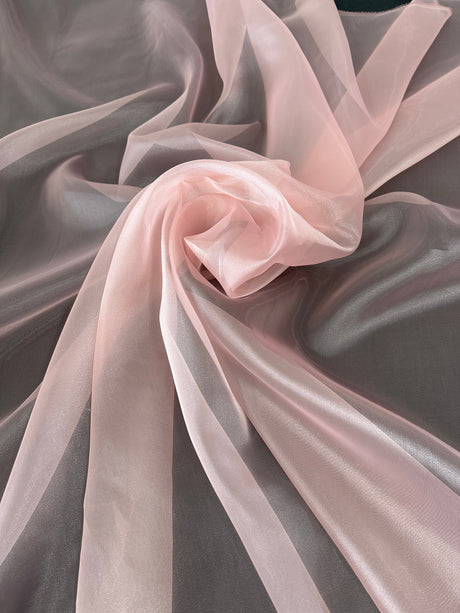 Shiny Crystal Organza Blush