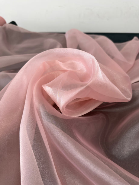 Shiny Crystal Organza Blush