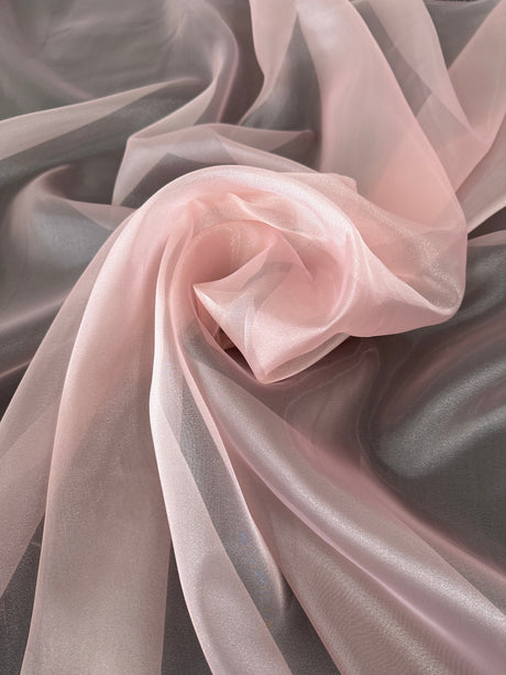 Shiny Crystal Organza Blush