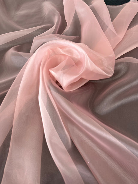 Shiny Crystal Organza Blush