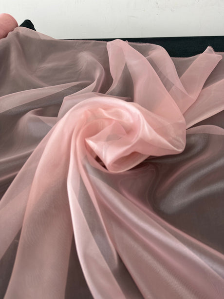 Shiny Crystal Organza Blush