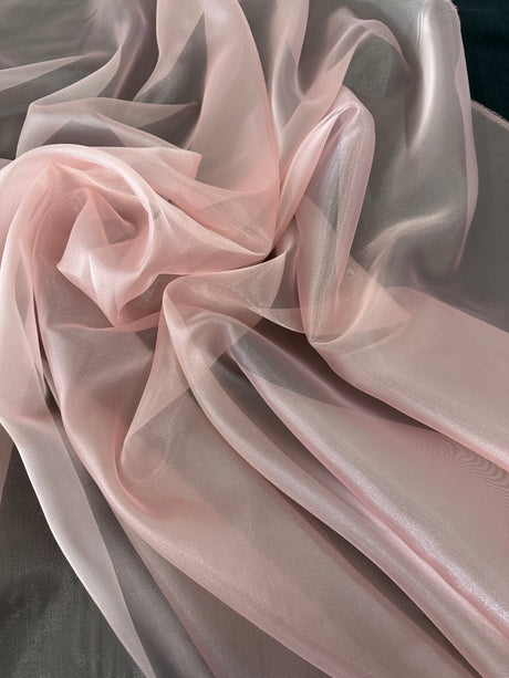 Shiny Crystal Organza Blush