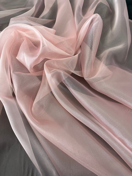 Shiny Crystal Organza Blush