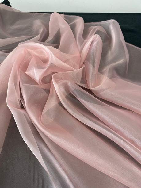 Shiny Crystal Organza Blush