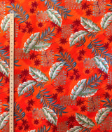 Cotton Fabric Split Leaf Hammock Fern Print