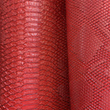 Viper Sopythana Faux Snake Skin Vinyl Fabric - Faux Snake Skin Vinyl Fabric, 52/54" Width, 1.0 MM Thickness, 100% Polyester, +100,000 Double Rubs (1 Yard)