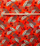 Cotton Fabric Split Leaf Hammock Fern Print