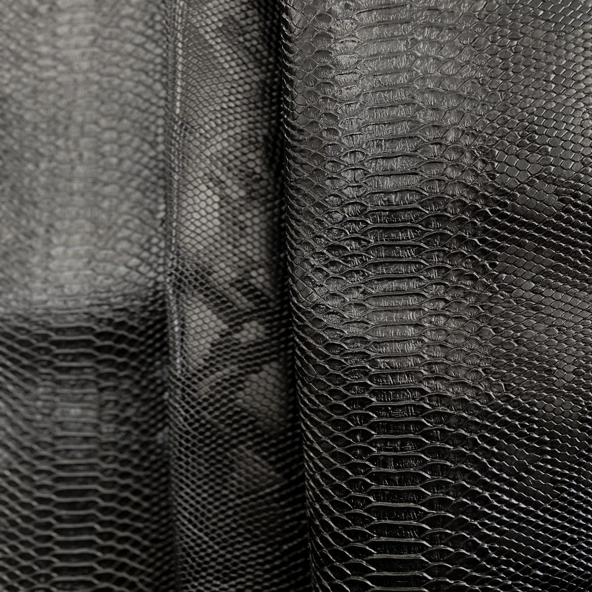 Viper Sopythana Faux Snake Skin Vinyl Fabric - Faux Snake Skin Vinyl Fabric, 52/54" Width, 1.0 MM Thickness, 100% Polyester, +100,000 Double Rubs (1 Yard)
