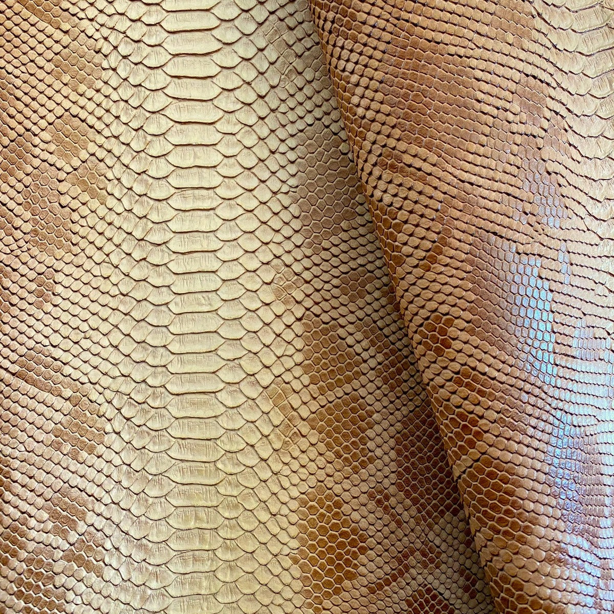 Viper Sopythana Faux Snake Skin Vinyl Fabric - Faux Snake Skin Vinyl Fabric, 52/54" Width, 1.0 MM Thickness, 100% Polyester, +100,000 Double Rubs (1 Yard)