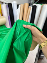 Stretch Faux Leather Kelly Green