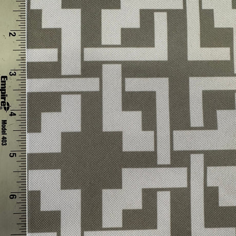 Acrylic Outdoor Fabric Geometric Sage 54"