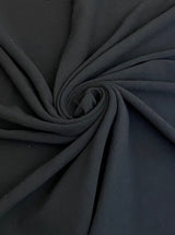Black Crinkle Cotton Gauze