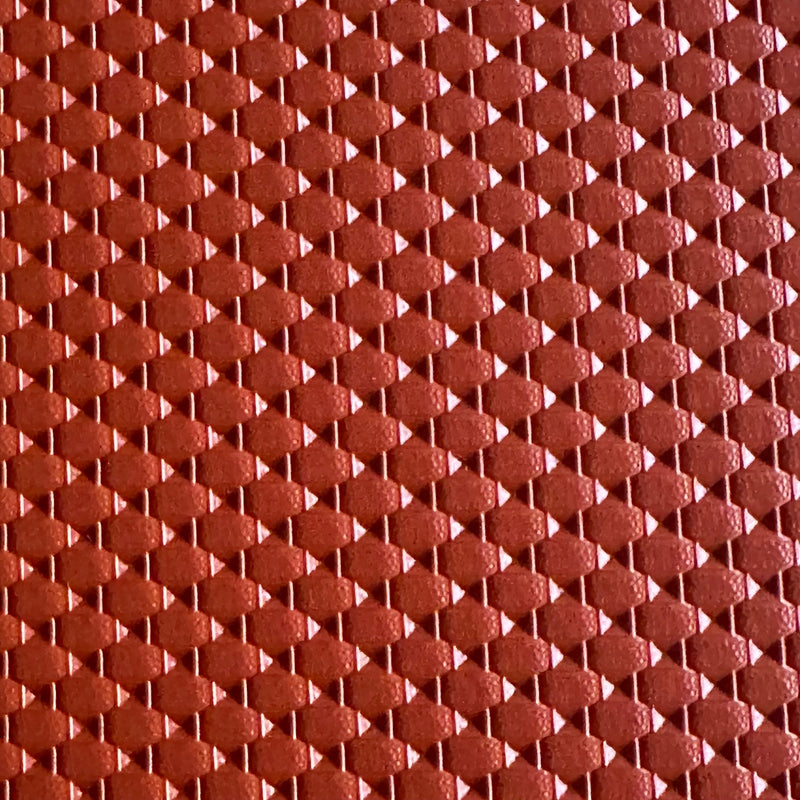 Vinyl Upholstery Fabric Basket Weave Orange 54"