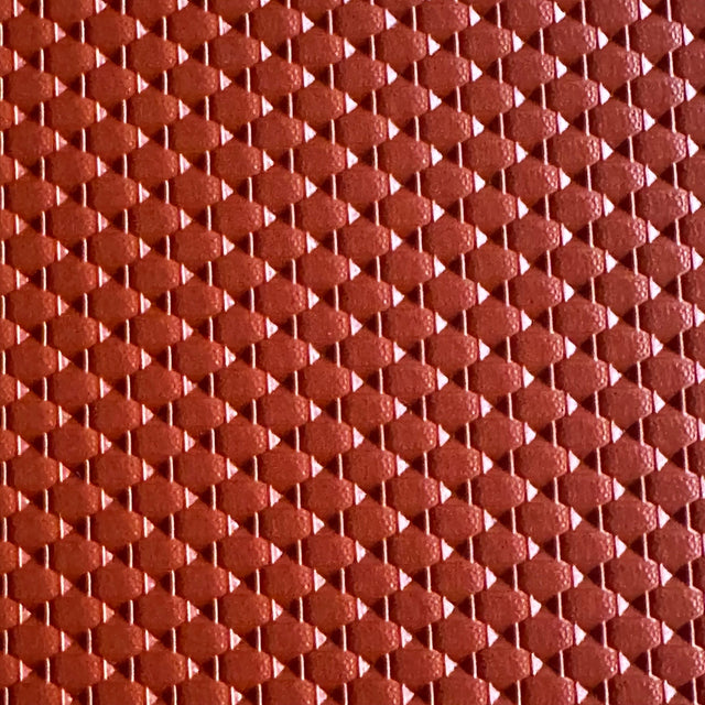 Vinyl Upholstery Fabric Basket Weave Orange 54"