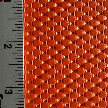 Vinyl Upholstery Fabric Basket Weave Orange 54"