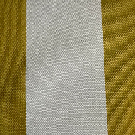 Outdoor Acrylic Fabric Gold Stripe 60"