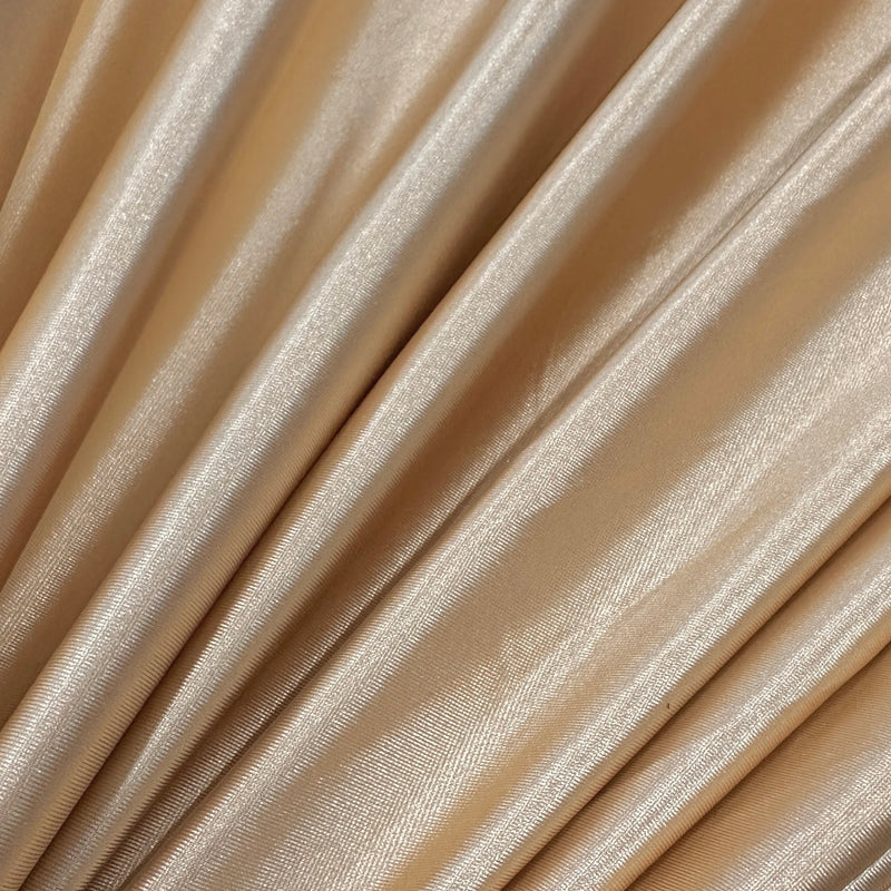 Shiny Nylon Spandex Champagne