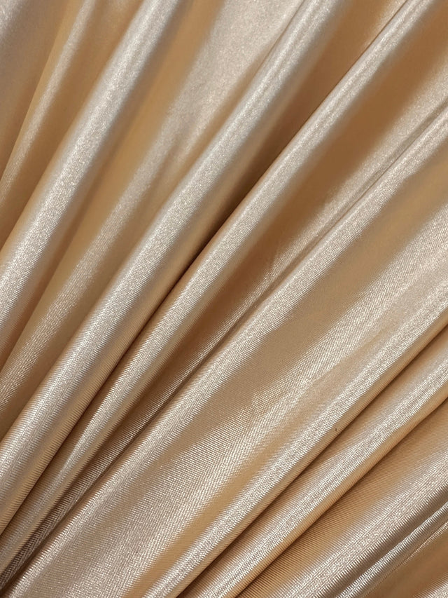 Shiny Nylon Spandex Champagne