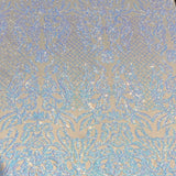 Stretch Sequins Fabric Luna Sequin Mesh