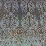 Stretch Sequins Fabric Luna Sequin Mesh