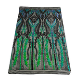 Stretch Sequins Fabric Alina Damask