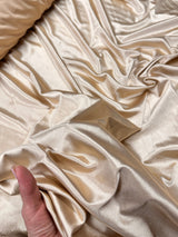 Shiny Nylon Spandex Champagne