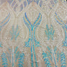 Stretch Sequins Fabric Alina Damask