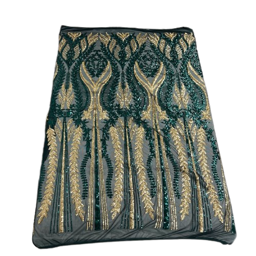 Stretch Sequins Fabric Alina Damask