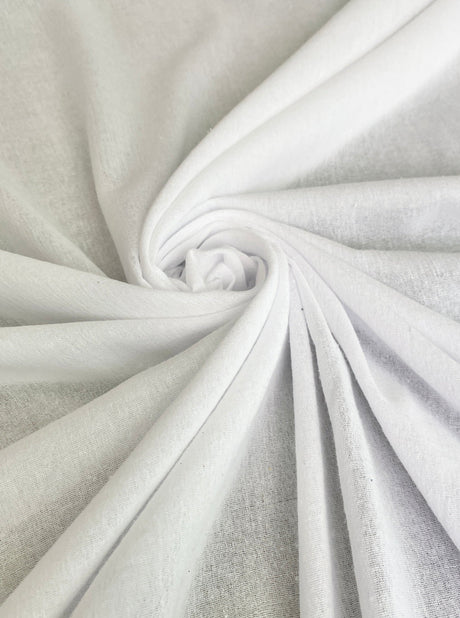 White Crinkle Cotton Gauze
