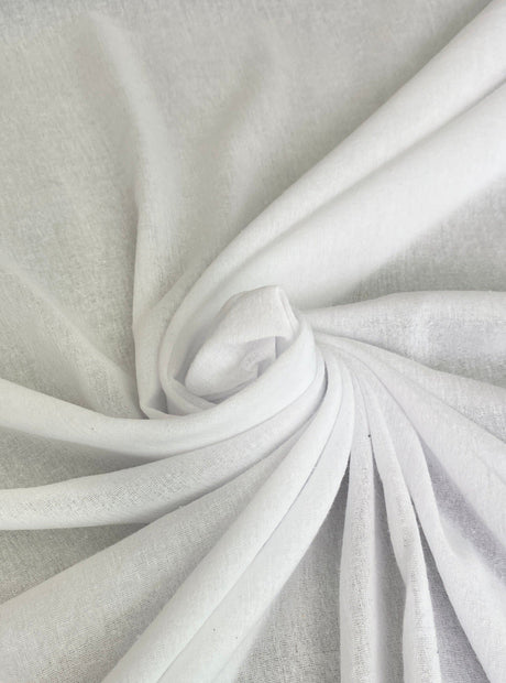 White Crinkle Cotton Gauze