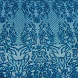Stretch Sequins Fabric Luna Sequin Mesh