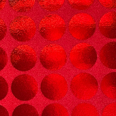 Nylon Spandex Reflection Circle Foil Fabric 60"