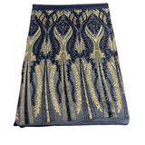 Stretch Sequins Fabric Alina Damask