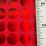 Nylon Spandex Reflection Circle Foil Fabric 60"