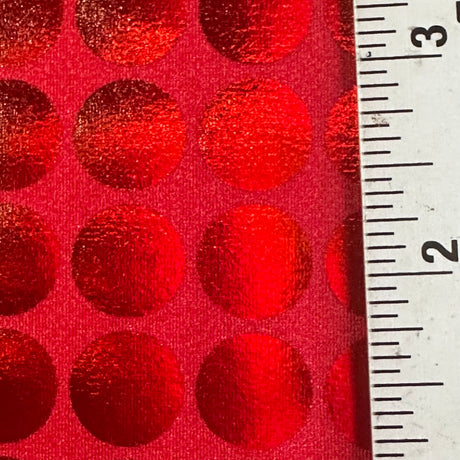 Nylon Spandex Reflection Circle Foil Fabric 60"