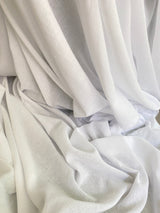 White Crinkle Cotton Gauze